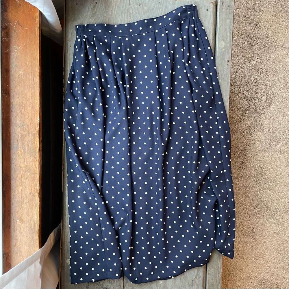Vintage polka dot skirt | size large